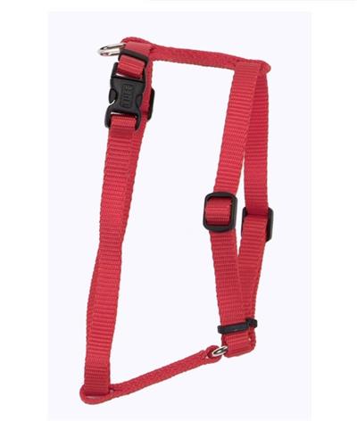 Coastal Standard Adjustable Nylon Dog Harness Red, 1ea/MD, 3/4In X 1830 in