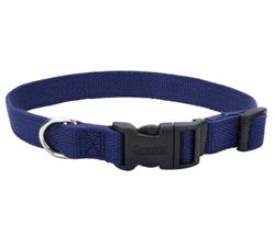 New Earth Soy Adjustable Dog Collar Indigo, 1ea/1 In X 1826 in