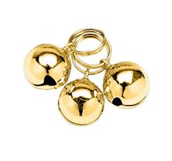 Coastal Round Cat Bell Gold, 1ea/1 in, 3 pk