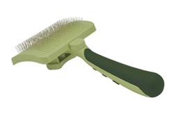 Safari Dog SelfCleaning Slicker Brush Light Green/Dark Green, 1ea/LG