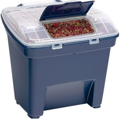 Bergan Smart Storage Food Bin Navy, 1ea/LG