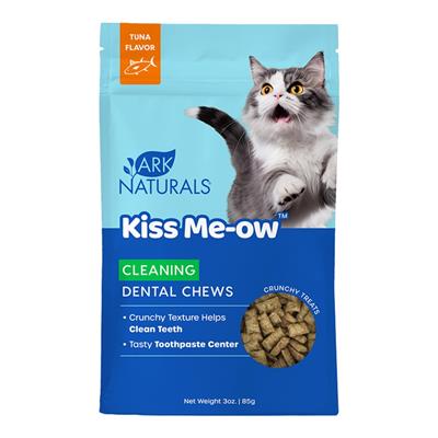 Ark Naturals Cat Dental Chews Kiss Me-Ow Cleaning Tuna 3oz.