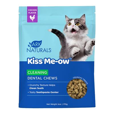 Ark Naturals Cat Dental Chews Kiss Me-Ow Cleaning Chicken 6oz.
