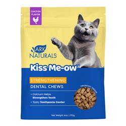 Ark Naturals Cat Dental Chews Kiss Me-Ow Strengthing Chicken 6oz.