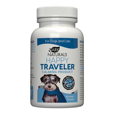 Ark Naturals Happy Traveler Dog And Cat Capsules, 30 Capsules