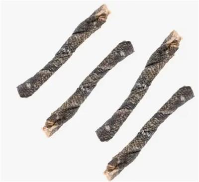 Salmon Skin Twists - 1 Pound Bag