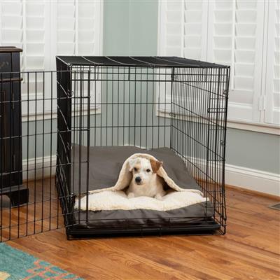 Luxury Cozy Cave® Dog Crate Bed - Microsuede