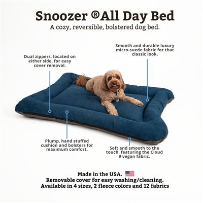 All Day Reversible Dog Bed - Luxury Microsuede