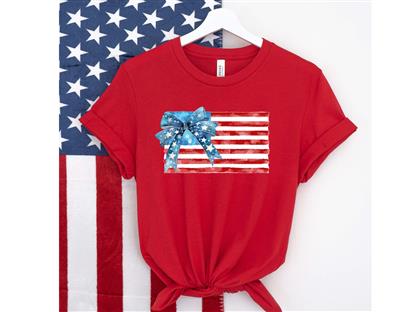 Patriotic Shirt, WATERCOLOR DESIGN | Independence Day | Printed Tshirt | Human |  Graphic | Patriotic Dog Mom | 4th of July | Memorial Day | USA Flag