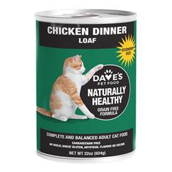 Daves Cat Naturally Healthy Chicken 22oz. (Case of 12)