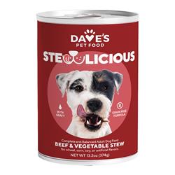 Dave's Dog Grain Free Beef And Vegetable Cuts In Gravy 13.2oz. (Case of 12)