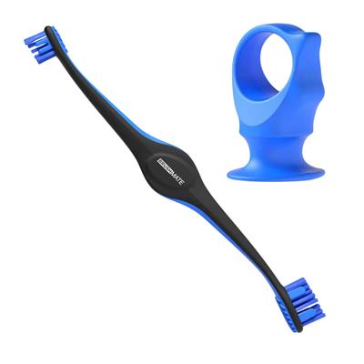 Blue Brushmate Premium Toothbrush with Biteblock Small by Paw Ready