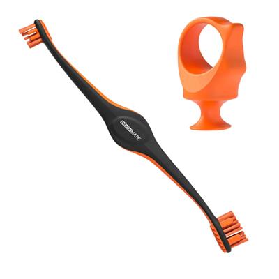 Orange Brushmate Premium Toothbrush with Biteblock Small by Paw Ready