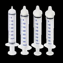 Large Threaded Syringe Nipple Feeders, 35ml (2-Pack) by Puppywarmer