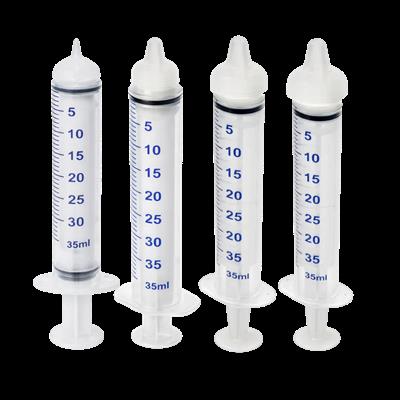 Small Threaded Syringe Nipple Feeders, 10ml (2-Pack) by Puppywarmer