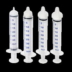 Extra Small Threaded Syringe Feeding Nipples, 10ml (2-Pack) by Puppywarmer