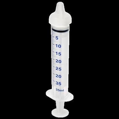 Large Threaded Syringe Nipple Feeders, 35ml (5-Pack) by Puppywarmer