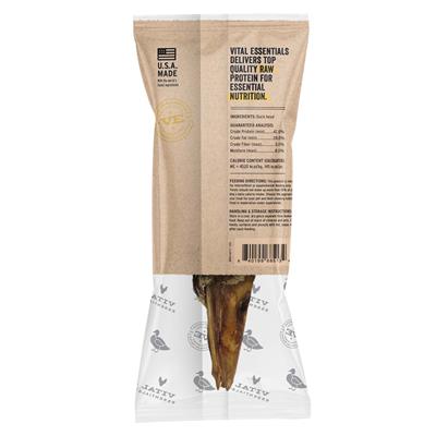 Vital Essentials® RAW BAR Freeze-Dried Raw Duck Head Dog Treat, 1 oz