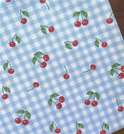 Cherry Bandana | Gingham Dog Bandana | Spring | Summer