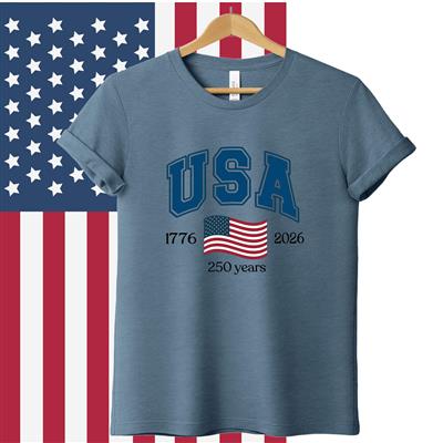 Patriotic Shirt | USA DESIGN with American Flag | Independence Day | Printed Tshirt | Patriotic Dog Mom | 4th of July | Memorial Day