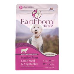Earthborn Holistic Meadow Feast Grain-Free Dry Dog Food Lamb Meal & Vegetables 4lb