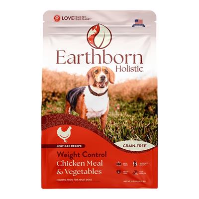 Earthborn Holistic Weight Control Grain-Free Dry Dog Food Chicken Meal & Vegetables 12.5lb