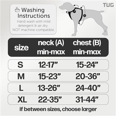 TUG Grab Dog Harness with Integrated Magnetic Leash - Cream