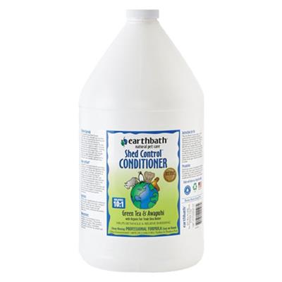 Earthbath Dog Shed Control Conditioner - Green Tea & Awapuhi 1 Gallon