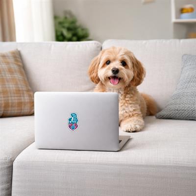 Just a girl who loves dogs -  3" Sticker