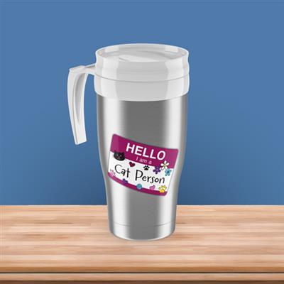 Hello…I am a Cat Person -  3" Sticker