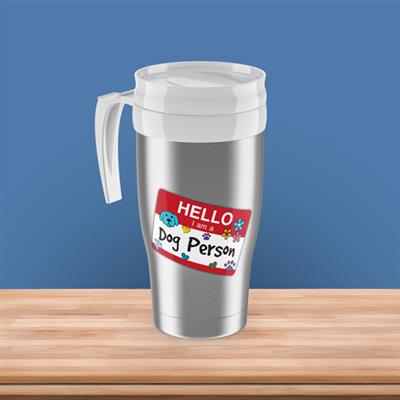 Hello…I am a Dog Person -  3" Sticker