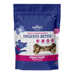 Dave's Pet Food Dog Digesti-Bites Freeze-Dried Venison 3oz.