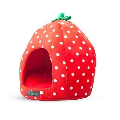 Strawberry Dog & Cat Fun Bed