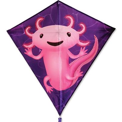 30 in. Diamond Kite - Axolotl