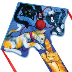Large Easy Flyer Kite - Cats