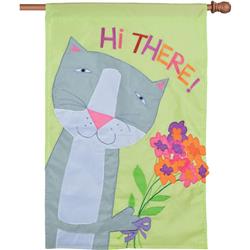 Applique Flag - Hi There!