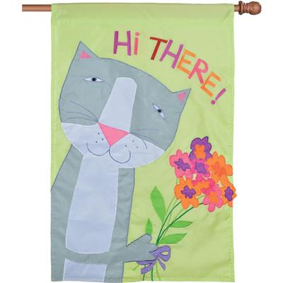 Applique Flag - Hi There!