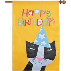 Applique Flag - Birthday Kitty