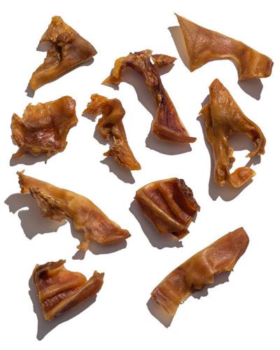 Pig Ear Slices All-Natural Dog Treat (1 lb Bag)