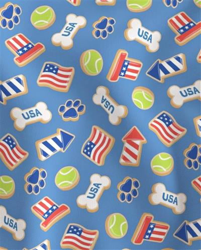 Patriotic Dog Bandana | 4th of July | Memorial Day | USA | Independence Day | Fourth of July | Cookies
