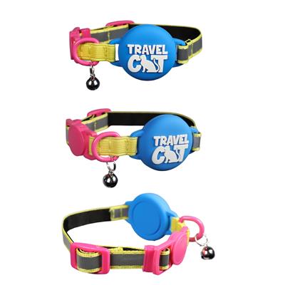 The Travel Cat AirTag Holder Collar