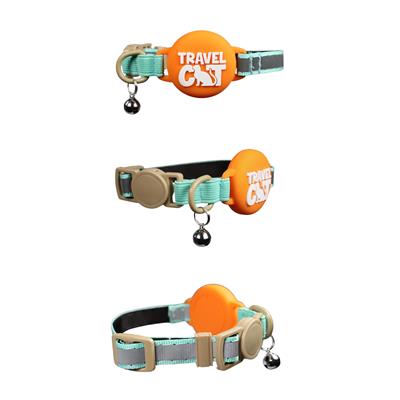 The Travel Cat AirTag Holder Collar