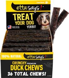 Etta Says! Premium Crunchy - 4.5 Inch Duck Pos - Sold As Display Box Only - Note Individual Units Not Upc Labeled