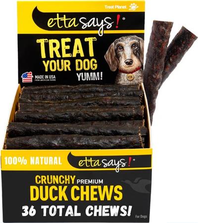 Etta Says! Premium Crunchy - 4.5 Inch Duck Pos - Sold As Display Box Only - Note Individual Units Not Upc Labeled
