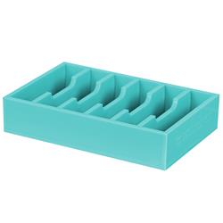 Mini Wide 6 Blade Holder Aqua by PetStore.Direct