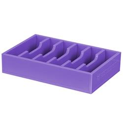 Mini Wide 6 Blade Holder Lavender by PetStore.Direct