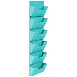 Wall Wide 6 Blades Holder Aqua by PetStore.Direct