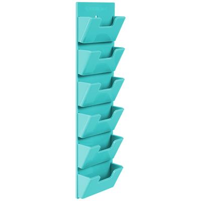 Wall Wide 6 Blades Holder Aqua by PetStore.Direct