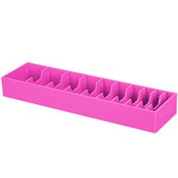 Wide 10 Blades/Combs Guard Holder Hot Pink by PetStore.Direct