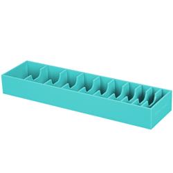 Wide 10 Blades/Combs Guard Holder Aqua by PetStore.Direct
